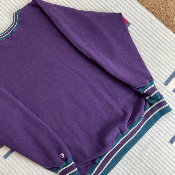 Vintage Champion Reverse Weave embroidered Spellout crewneck sweatshirt - Picture 11 of 11